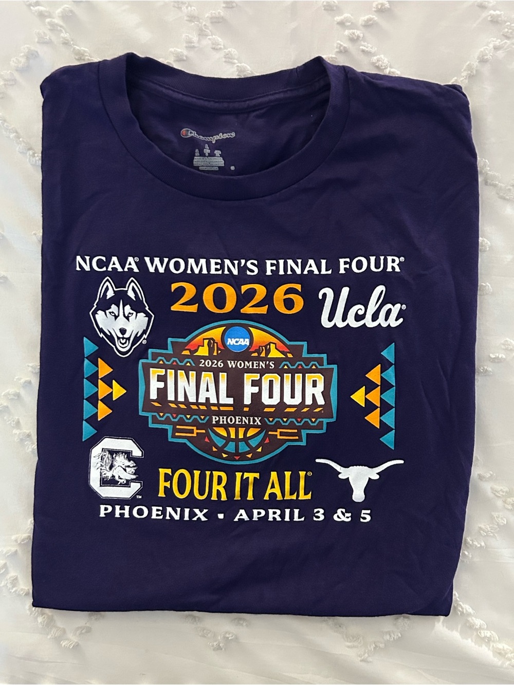 NCAA Women’s 2026 Final Four Basketball Shirt
